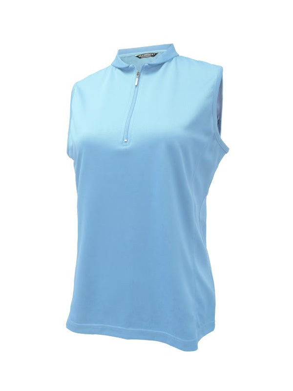 Ladies Sleeveless Bamboo Charcoal Polo