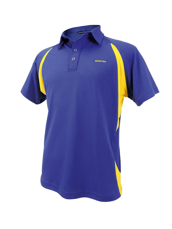 Men's Bamboo Charcoal Polo Shirt (Available in Navy/Green, Green/Navy, Black/Red, Navy/Yellow, Red/Black, Black/White)