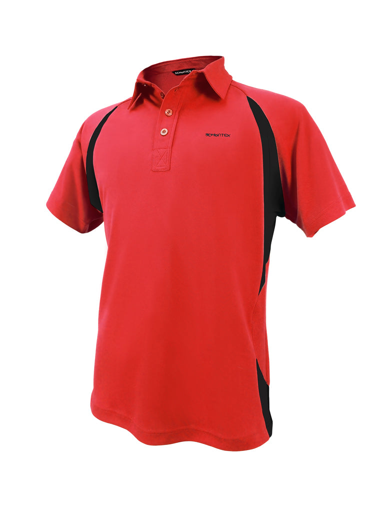 Men's Bamboo Charcoal Polo Shirt (Available in Navy/Green, Green/Navy, Black/Red, Navy/Yellow, Red/Black, Black/White)