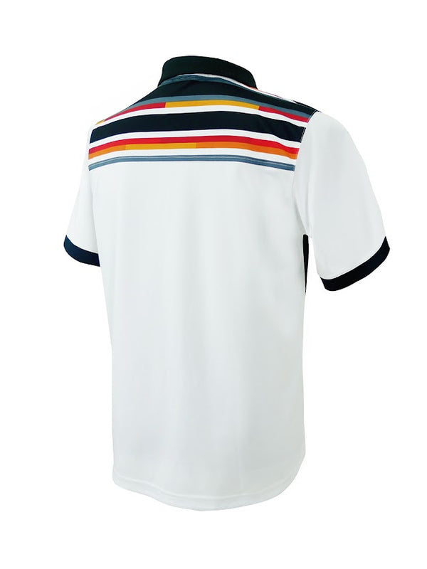 Men's Stripe Bamboo Charcoal Polo Shirt