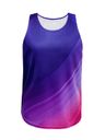 Men's bamboo charcoal marathon running singlet