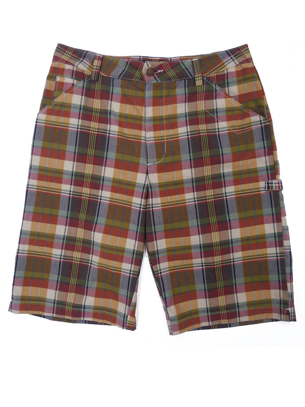 Men's Check Golf Shorts